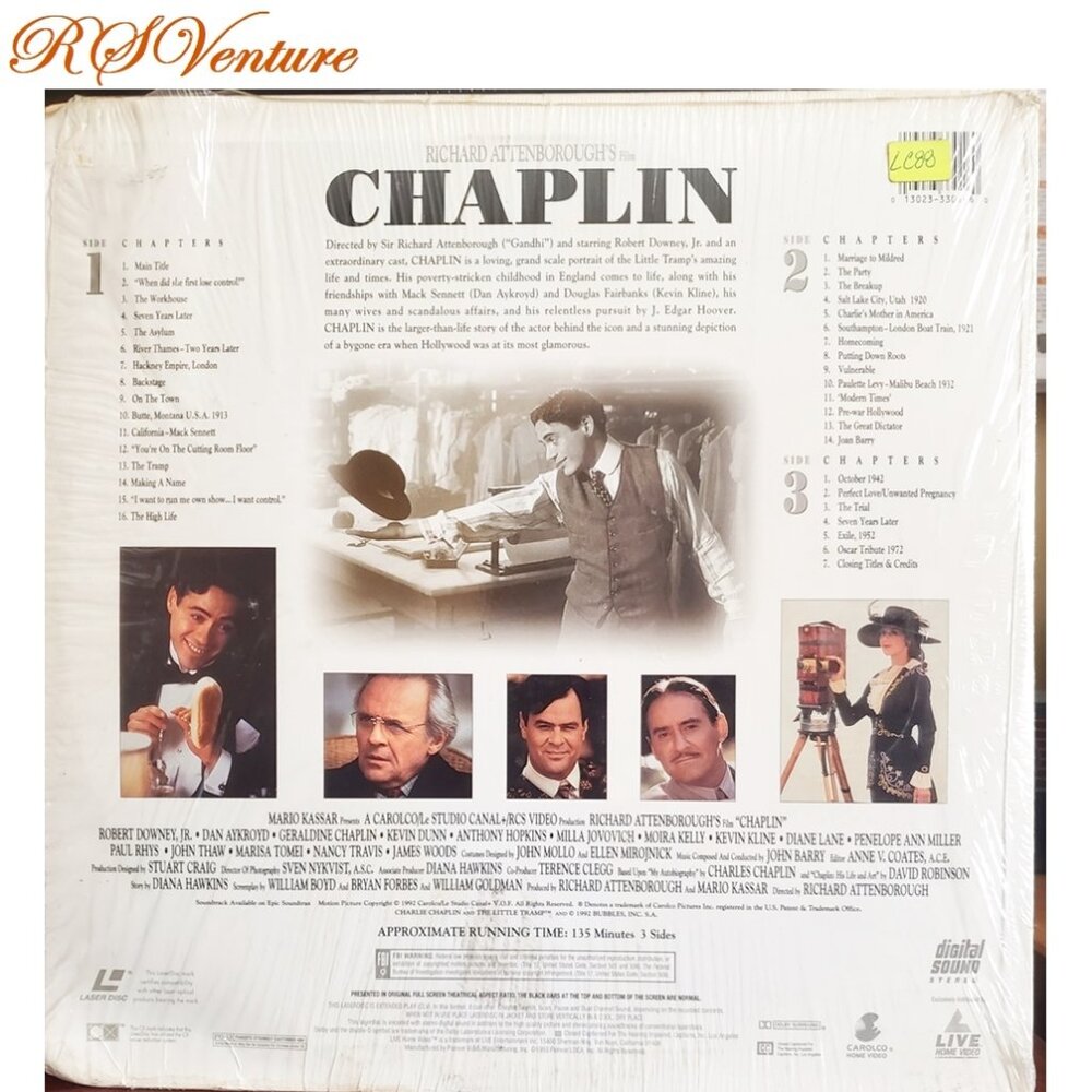 LaserDisc Film "CHAPLIN" - Picture 3 of 4